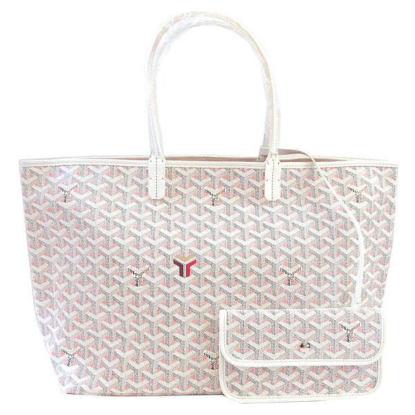 ください Goyard サンルイpm ピンク 白 クレールヴォアの通販 By 丸正質舗 ブリルトワーゼ ゴヤールならラクマ ゴヤール 22年限定 トートバッグ ローズプー