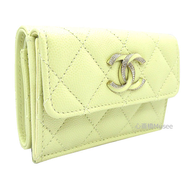 シャネル CHANEL マトラッセ 長財布 二つ折り 黄 イエロー CHANEL シャネル 財布 マトラッセ レディース ブランド 長財布
