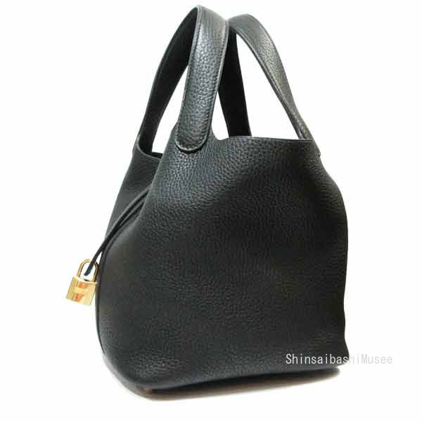 ≪新品≫ エルメス ピコタン PM カデナロック 黒 ゴールド金具 トリヨンクレマンス 箱 リボン ラッピング ≪BrandNew≫ Hermes Picotin PM Cadena Lock Black Gold Hardware Taurillon Clemence Box Ribbon Wrapping｜インポートミュゼ心斎橋筋一丁目店