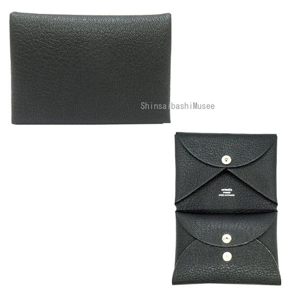 ❤未使用品❤エルメス カルヴィデュオ カードケース w刻印 コインケース ≪新品≫エルメス カードケース カルヴィ デュオ エトープ