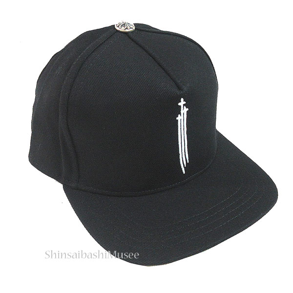 《新品》CHROMEHEARTS クロムハーツ RS ベースボール キャップ 帽子 ブラック 黒 ショッパー 正規品≪Brand new≫Chrome Hearts Chrome Hearts RS Baseball Cap Black Shopping hat black Authentic