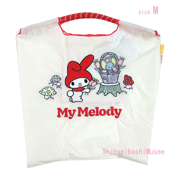 ≪ 新品 ≫ボールアンドチェーン サンリオ マイ一曲 御花 トートバッグ M 黄色付け紙 押さえる エコ 象牙色 白 ≪Brand new≫Ball＆Chain Sanrio My Melody Flower Tote Bag Medium Yellow Label Limited Edition Eco IVORY