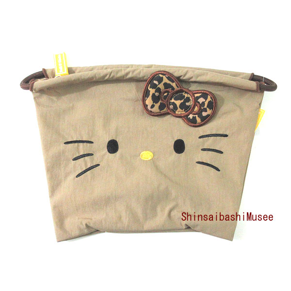 ≪ 新品 ≫ ボールアンドチェーン ハローキティ フェイス 限定 ポーチ 日焼け サンタン タン ベージュ系 ≪Brand new≫ Ball＆Chain KITTY'S FACE SUNTAN Limited Pouch TAN｜インポートミュゼ心斎橋筋一丁目店