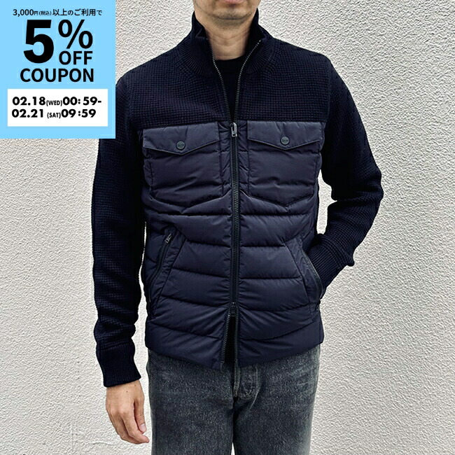 楽天市場】HERNO ヘルノ カシミヤウール × ナイロン スタンドカラー