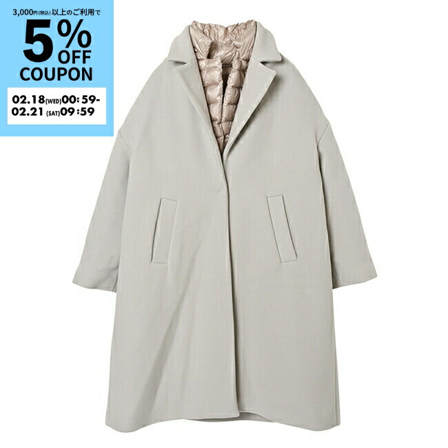 楽天市場】HERNO ヘルノ インナーダウン付ウールアンゴラコート