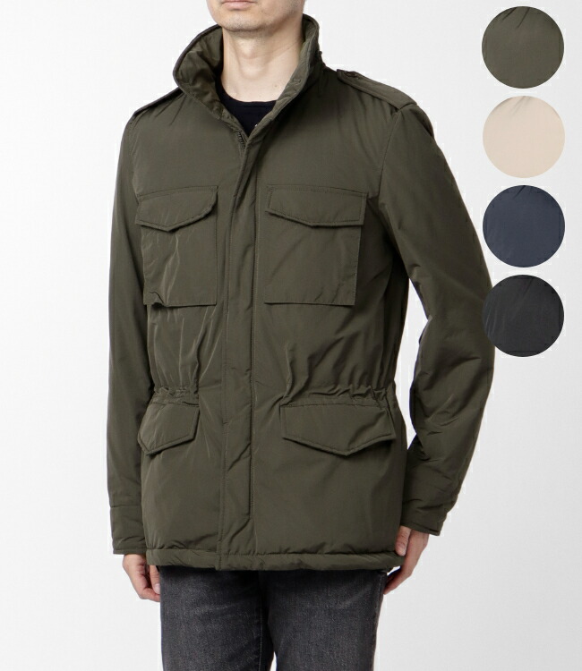 ASPESI オリーブ ジャケット ASPESI（アスペジ）ポリエステルM-65パデッドフィールドジャケット