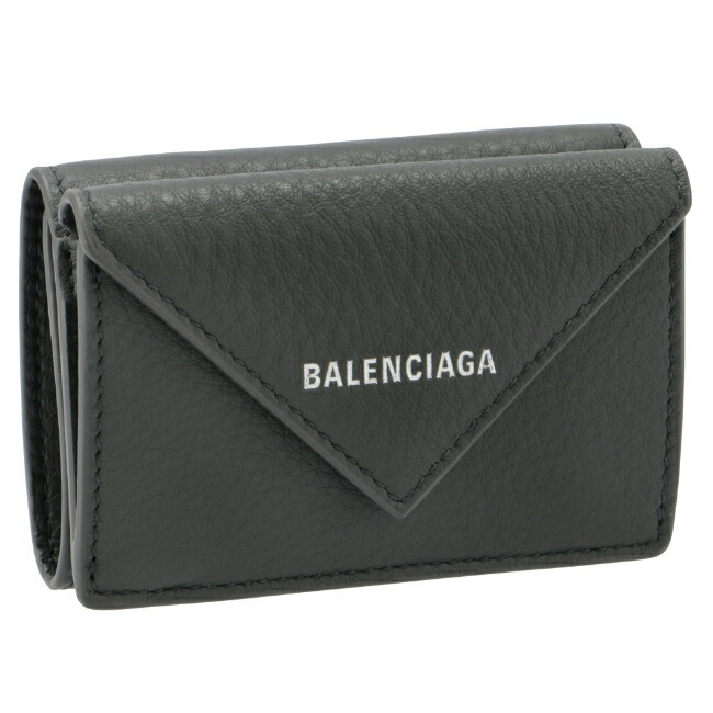 在庫一掃 バレンシアガ Balenciaga 財布 メンズ Paper 三つ折り財布 Gris Fossile 21年春夏 Dlq0n 1110 Import Brand Grace 日本製 Werther Com Br