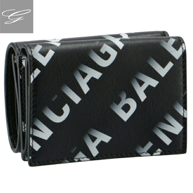 楽天市場 Sale バレンシアガ Balenciaga 財布 メンズ Cash Mini Wallet 三つ折り財布 Grey Black 21年春夏新作 1wv03 1160 Import Brand Grace