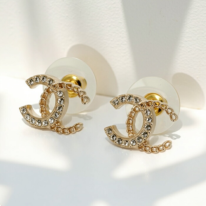 シャネル金色スタッドピアス シャネル CHANEL ピアス ココマーク