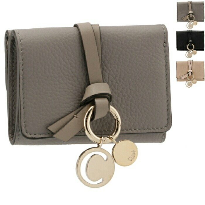 クロエ/CHLOE レディース 紙入れ 三つ折り ALPHABET ミニ トリフォールドウォレット 三つ折り紙入れ CHC21WP946-F57