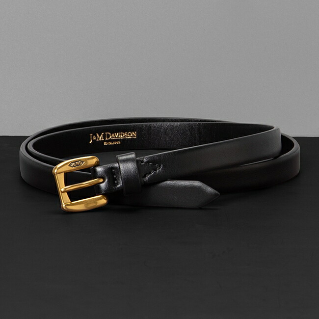 ジェイ\u0026エムデヴィッドソン/J\u0026M DAVIDSON 胴締め メンズ BONNY MINI BELT 15粍 ボニーベルトミニ ゴールドバックル  BBMN0XXSCXX-0001-999G【RSS_03】