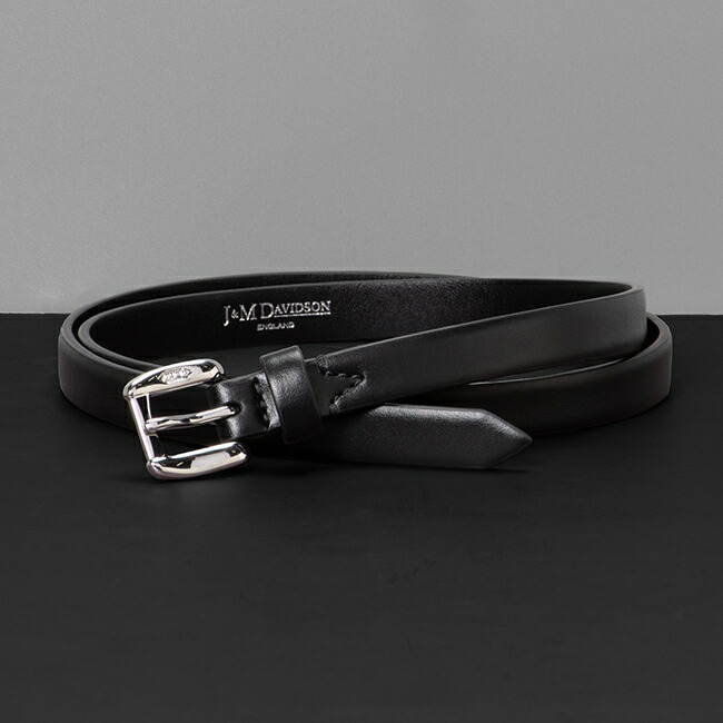 ジェイ\u0026エムデヴィッドソン/J\u0026M DAVIDSON 胴締め メンズ BONNY MINI BELT 15粍 ボニーベルトミニ しろがね色バックル  BBMN0XXSCXX-0001-999S ベルト・サスペンダー-バッグ・小物・ブランド雑貨