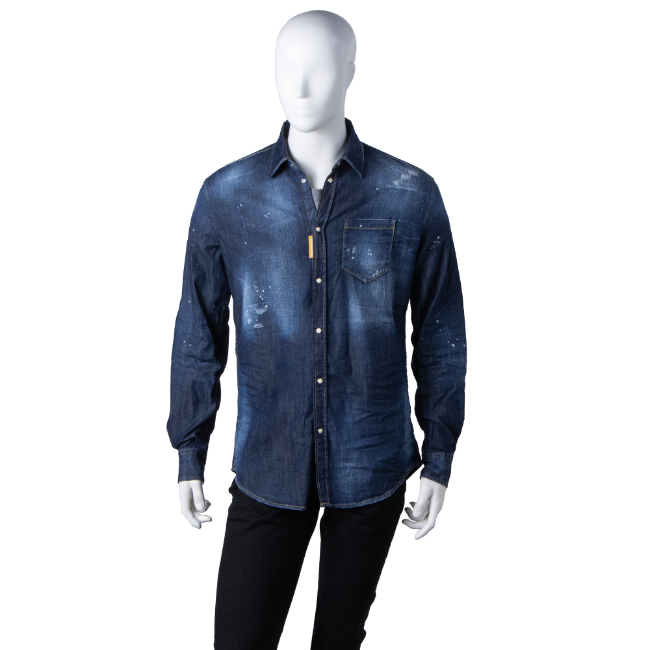 DSQUARED2 ディースクエアード シャツ トップス メンズ Denim shirts