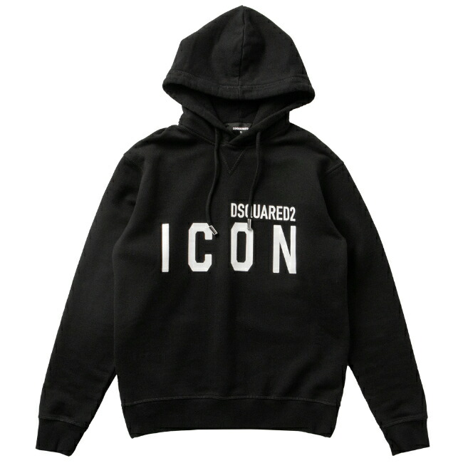 楽天市場 ディースクエアード Dsquared2 スウェット メンズ Gu Felpa パーカー Black White 21年秋冬新作 S79gu0003 0010 968 Import Brand Grace