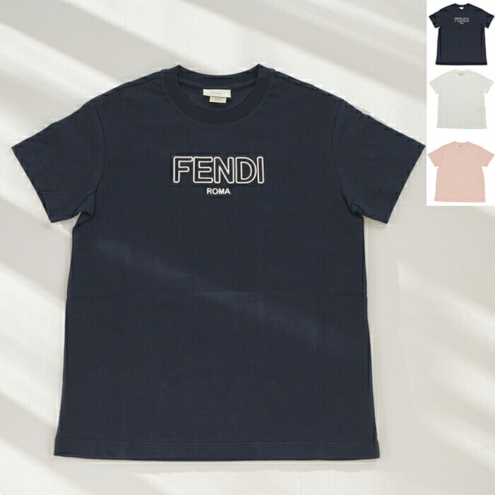 楽天市場】FENDI フェンディ Logo T-SHIRT ロゴT Tシャツ 半袖 クルー
