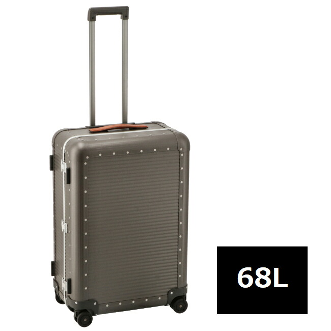 エフピーエム/FPM キャリーバッグ メンズ 68L BANK SPINNER 68 B068-15 スーツケース STEEL GREY A15068-0001-801｜Import Brand Grace
