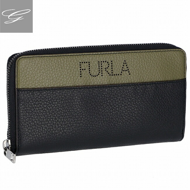 楽天市場 19aw Sale フルラ Furla 財布 メンズ Ulisse ラウンドファスナー長財布 Onyx Kaki Pu67 Hsf H04 Import Brand Grace