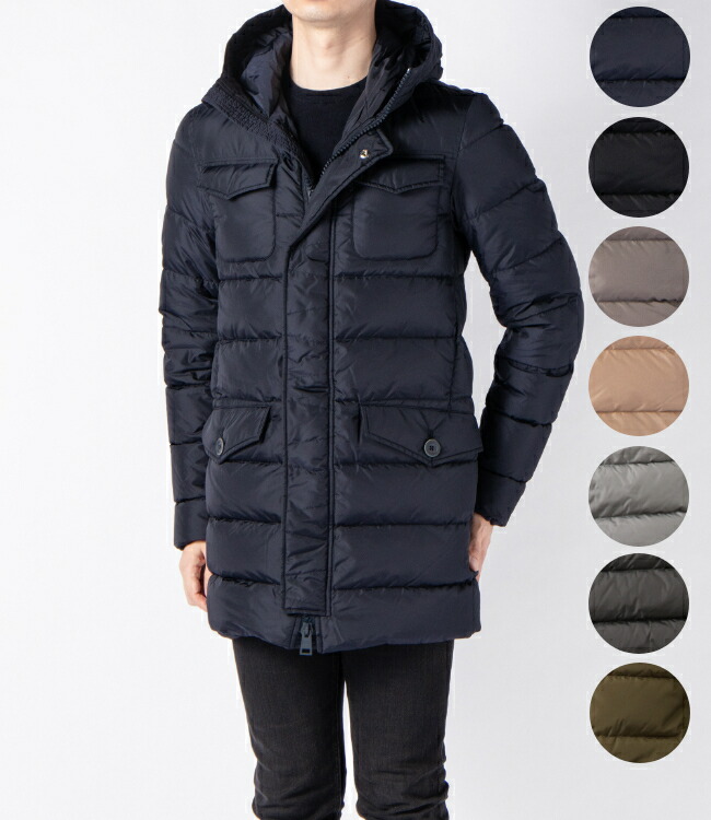 楽天市場】ヘルノ ダウンジャケット コート グレー メンズ HERNO