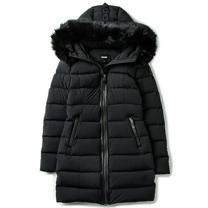マッカージュ/MACKAGE レディース 真っただ中 落ちこむ上衣 CALLA-BX 伸ばすこと落ちこむ 落ちこむ厚地の外套 狐狸毛皮 CALLABX-0001-0001【RSS_03】