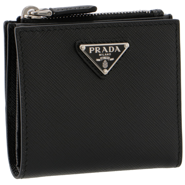 楽天市場】プラダ/PRADA 財布 メンズ 型押しカーフスキン 二つ折り財布