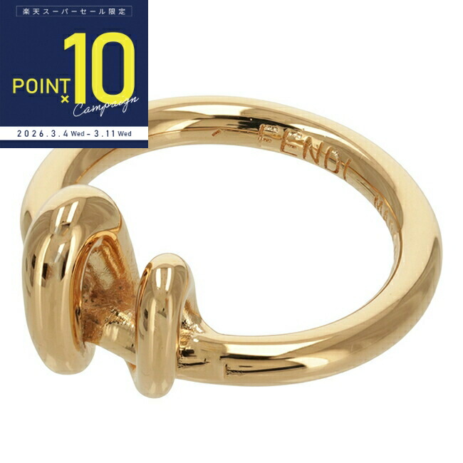 楽天市場】フェンディ FENDI リング F IS FENDI 指輪 クリスタル エフ