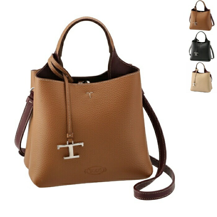 トッズトートバッグ レザー マイクロ メタル ペンダント 2WAYハンドバッグ トッズトートバッグ レザー マイクロ メタル ペンダント 2WAY