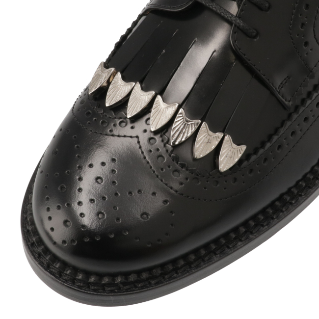 トーガ ビリリース TOGA メンズ BROGUE markdown CLASSIC BLACK TASSEL