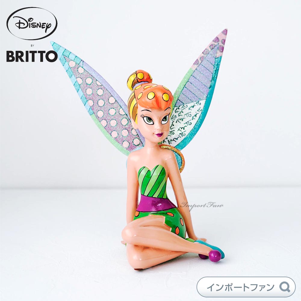 ブリット ティンカーベル ピーターパン 4044120 Disney by Romero Britto ギフト プレゼント 【ポイント最大47.5倍！お買い物マラソン セール】｜Import Fan