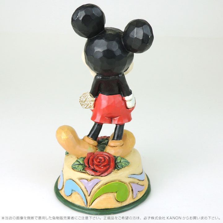 新規購入 ジムショア 6月 ミッキーマウス バラ ディズニー 誕生日祝いにおすすめ June Mickey Mouse Figurine Jim Shore 楽天カード分割 Haringeylawcentre Org Uk