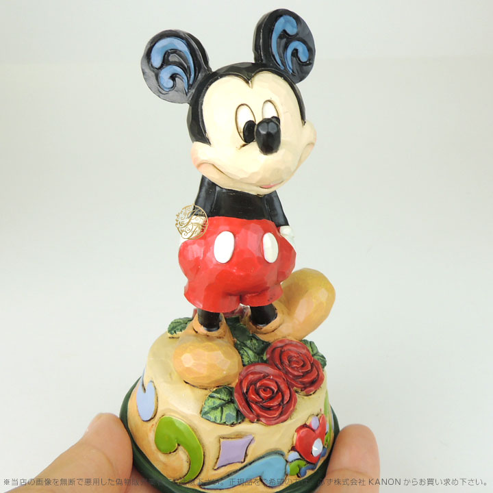 新規購入 ジムショア 6月 ミッキーマウス バラ ディズニー 誕生日祝いにおすすめ June Mickey Mouse Figurine Jim Shore 楽天カード分割 Haringeylawcentre Org Uk