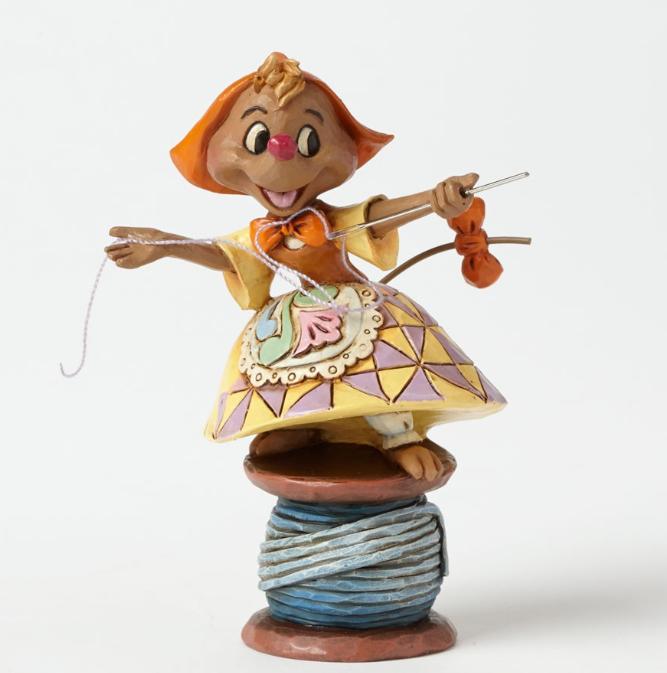 ジムショア スージーと糸 シンデレラの優しい助手 シンデレラ ディズニー 4039085 Cinderella's Kind Helper Suzy On Spool Of Thread Figurine jim shore ギフト プレゼント 【ポイント最大47.5倍！お買い物マラソン セール】｜Import Fan 32,175円
