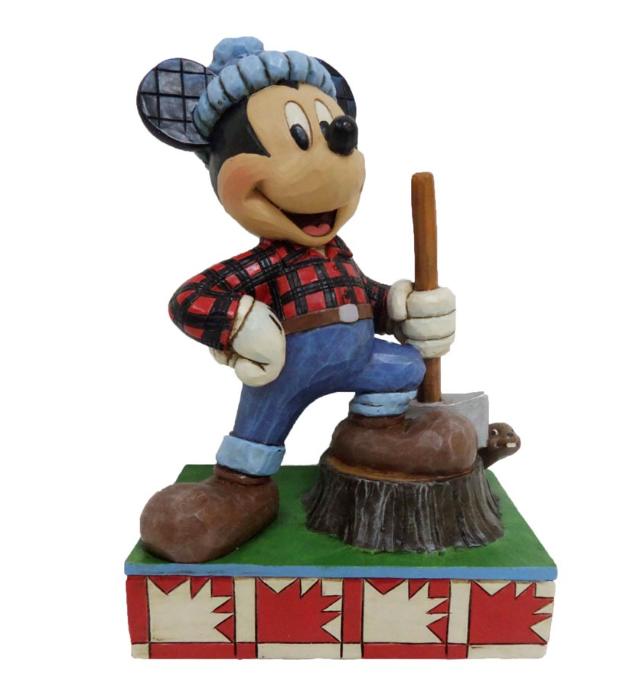 今ならほぼ即納 ミッキーマウス ジムショア カナダからの挨拶 Shore Jim Figurine Canada In Mouse Mickey Canada From Greetings ディズニー 置物