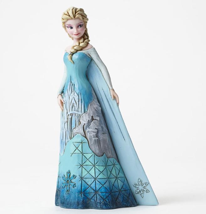 楽天市場 ジムショア エルサ 氷の城ドレスを着て アナと雪の女王 ディズニー Fortress Of Frost Elsa With Ice Castle Dress Figurine Jim Shore Import Fan