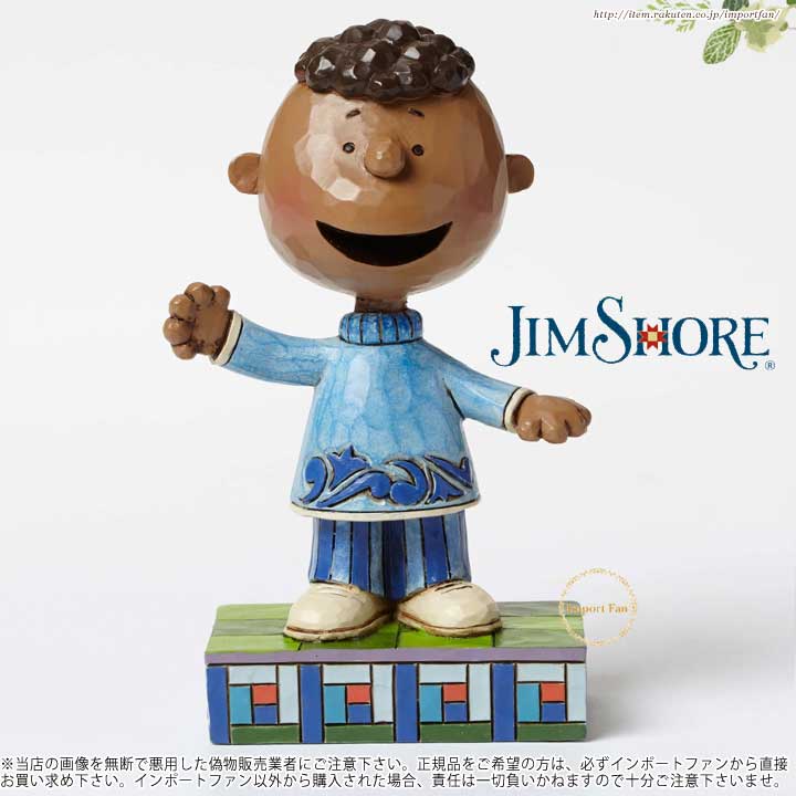 低価格で大人気の Friendly スヌーピー フランクリン人格ポーズの置物 フレンドリーなフランクリン ジムショア Franklin Shore Jim Figurine Pose Personality Franklin その他