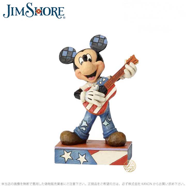 楽天市場 ジムショア ロックンロールなミッキーマウス ディズニー Americana Mickey Mouse Jim Shore Import Fan