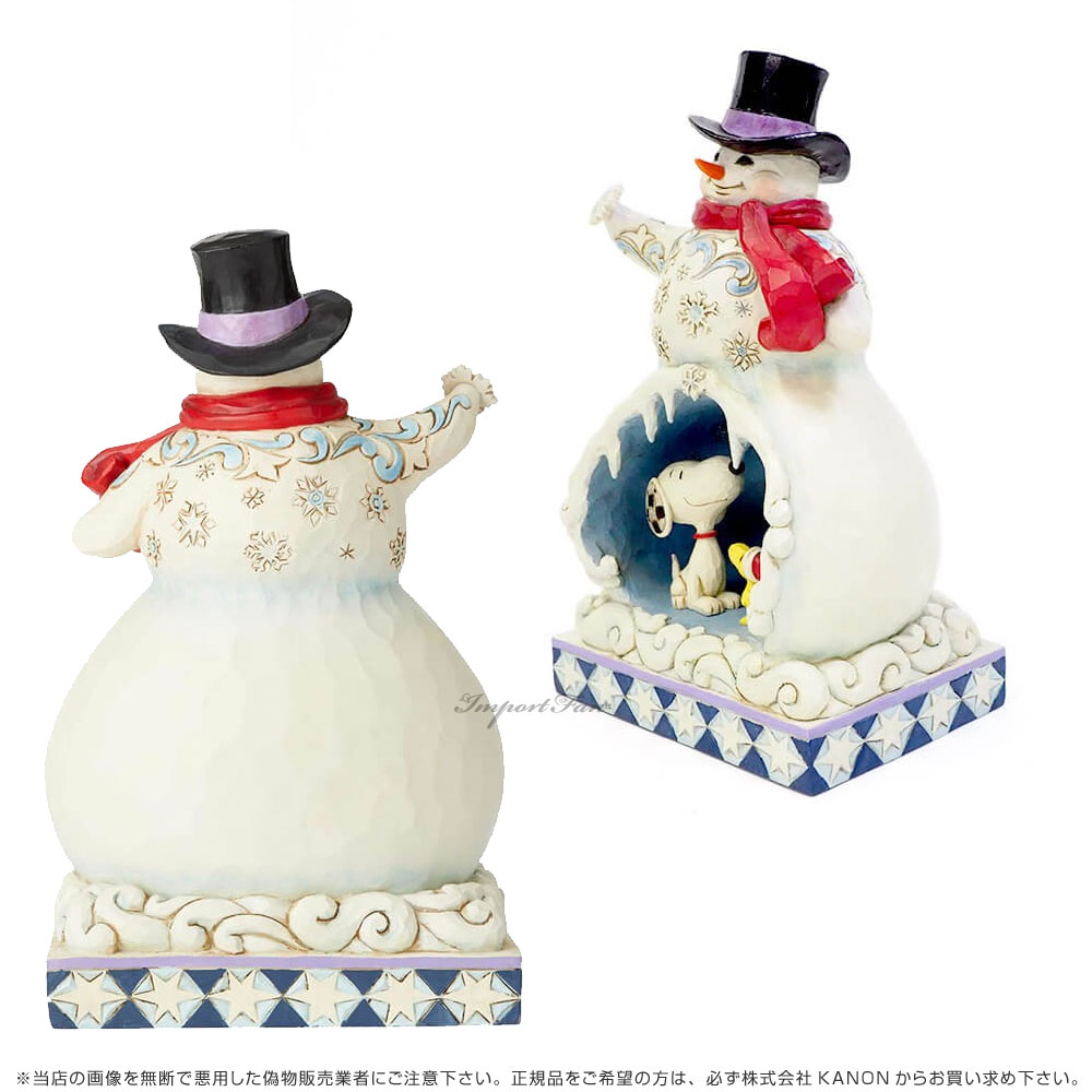 国産 楽天市場 ジムショア スヌーピー ウッドストック スノーマン 雪だるま クリスマス Snowman With Snoopy Scene Peanuts Jim Shore Import Fan 上質で快適 Lexusoman Com