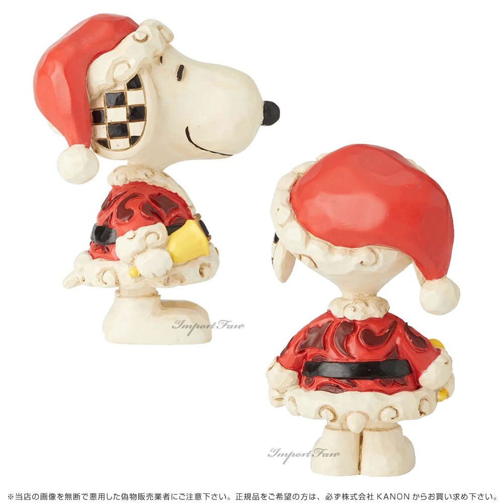 値引 ジムショア スヌーピーサンタ ミニ クリスマス ピーナッツ Snoopy Santa Mini Fig Peanuts Jim Shore 最適な材料 Lexusoman Com