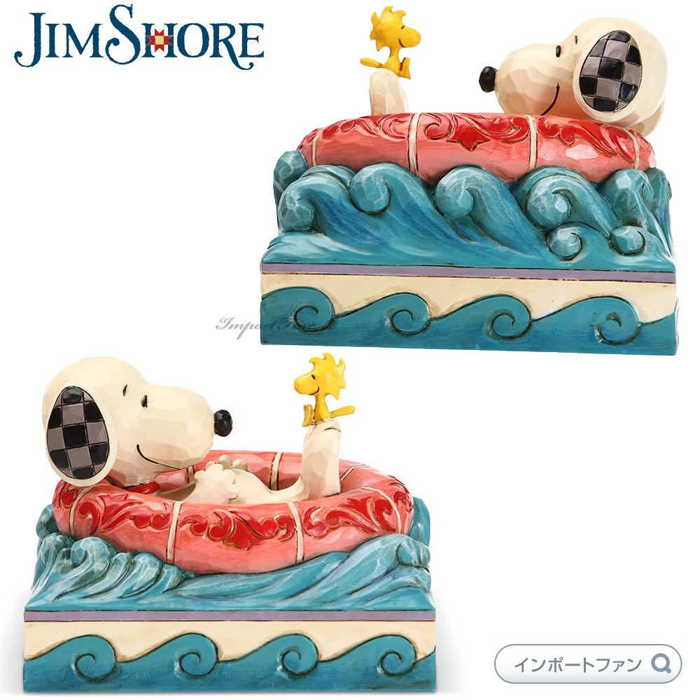 楽天市場 ジムショア スヌーピー ウッドストック フロート 海 浮き輪 ピーナッツ Snoopy Woodstock In Floatie Peanuts Jim Shore Import Fan