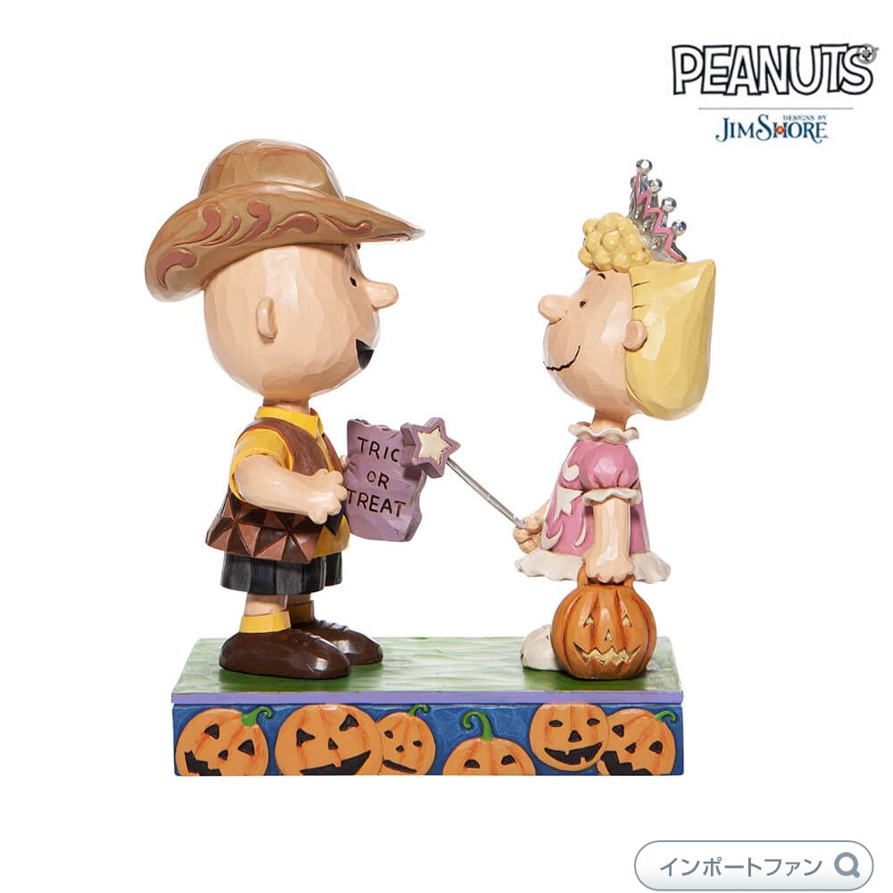 ジムショア チャーリーブラウン サリー ハロウィン トリック オア トリート スヌーピー ピーナッツ 6006944 Charlie Brown/Sally Halloween JimShore ギフト プレゼント 【ポイント最大47.5倍！お買い物マラソン セール】｜Import Fan