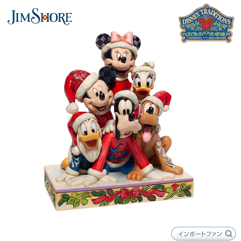 楽天市場 ジムショア ミッキー 友達 ピラミッドクリスマス ミニー ドナルド グーフィー ディズニー Christmas Mickey Friends Disney Jimshore Import Fan