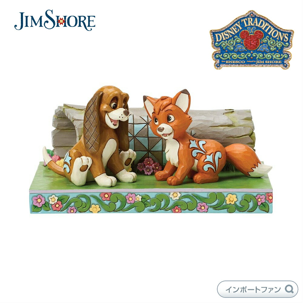 ジムショア コッパー トッド フォックス アンド ザ ハウンド きつねと猟犬 ディズニー 6017858 Fox & the Hound JimShore 【ポイント最大47倍！お買い物マラソン セール】