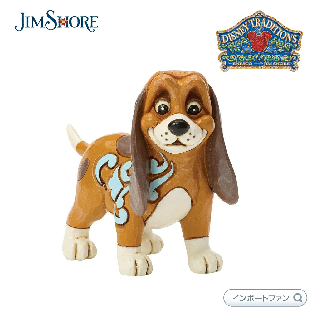 ジムショア コッパー ミニ きつねと猟犬 ディズニー 6017861 Copper Mini JimShore 【ポイント最大49倍！お買い物マラソン セール】
