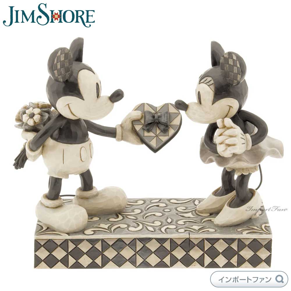ディズニートラディション　ミッキー＆ミニー85周年アニバーサリーモデルフィギュア Amazon.co.jp: ディズニートラディション ジムショア ミッキーと