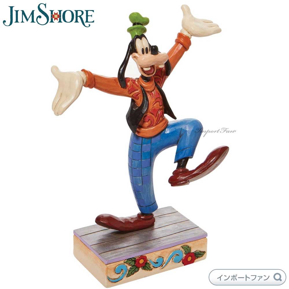 即出荷 ジムショア グーフィー セレブレーション ミッキーの仲間たち ディズニー Goofy Celebration Jimshore Fucoa Cl