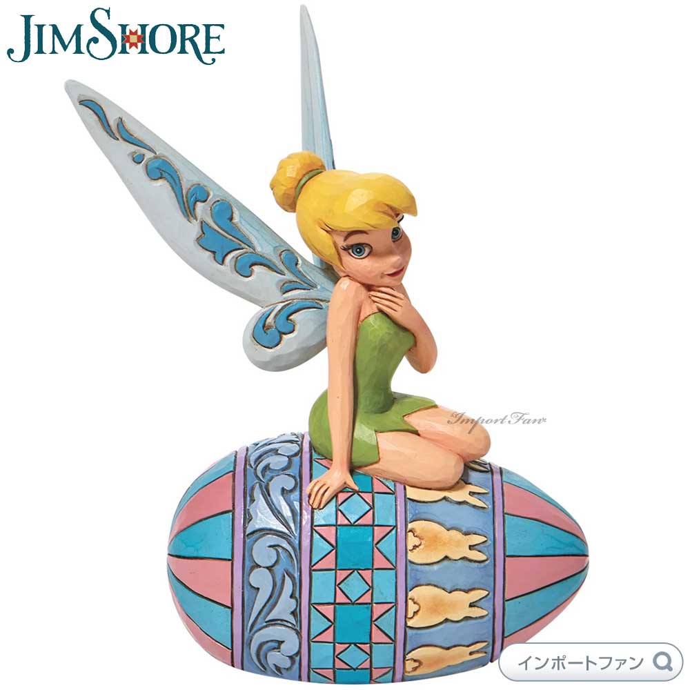 大流行中 ジムショア ティンカーベル オン イースターエッグ ピーターパン ディズニー Tinker Bell On Easter Egg Jimshore Fucoa Cl