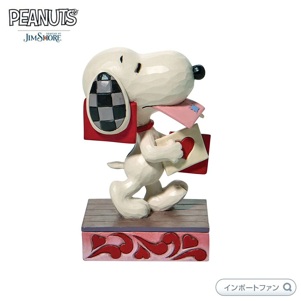 ジムショア スヌーピー ホールディング バレンタイン ピーナッツ 6010112 JSPEA Snoopy Holding Valentine JimShore 【ポイント最大47.5倍！お買い物マラソン セール】｜Import Fan