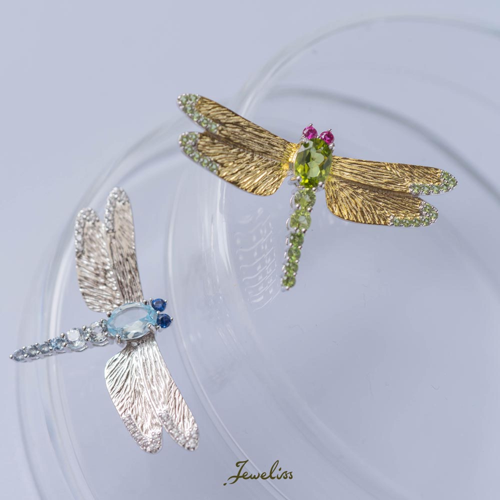 楽天市場】スワロフスキー ブローチ Libella トンボ クリスタル