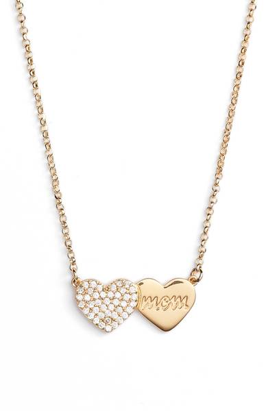 楽天市場 Kate Spade ケイトスペード マム ノウ ベスト パヴェ ハート マム ペンダント ネックレス Mom Knows Best Pave Heart Mom Pendant Import Fan