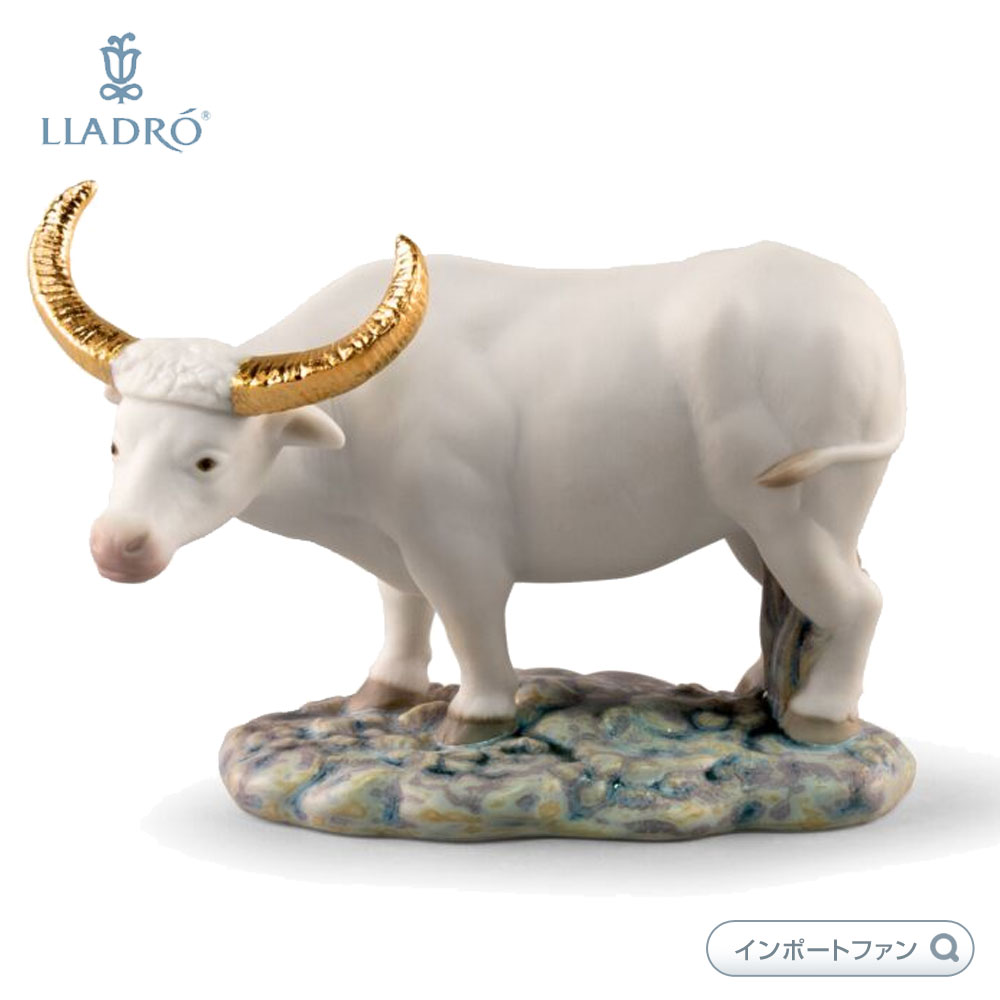 楽天市場】リヤドロ 牛 丑 ウシ 干支 置物 01008369 LLADRO