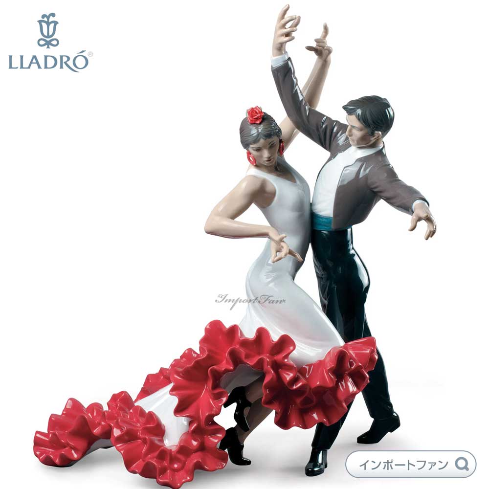 楽天市場】リヤドロ フラメンコ ダンサー バタ・デ・コーラ 置物